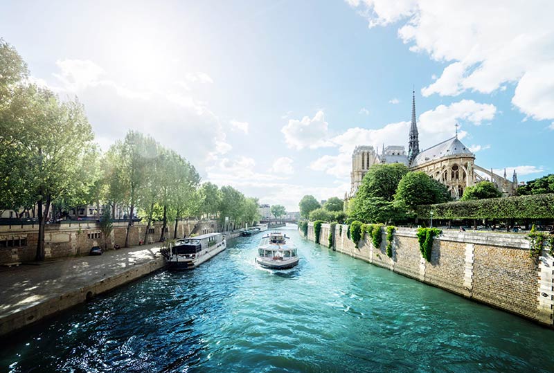 Bilhete de cruzeiro em Paris