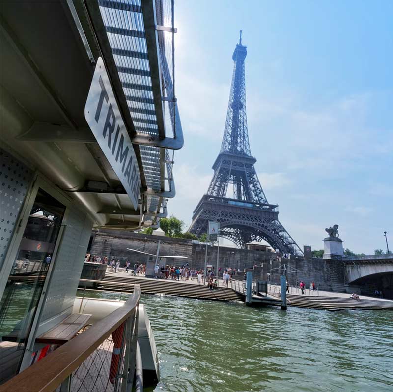 Bilhete de cruzeiro em Paris